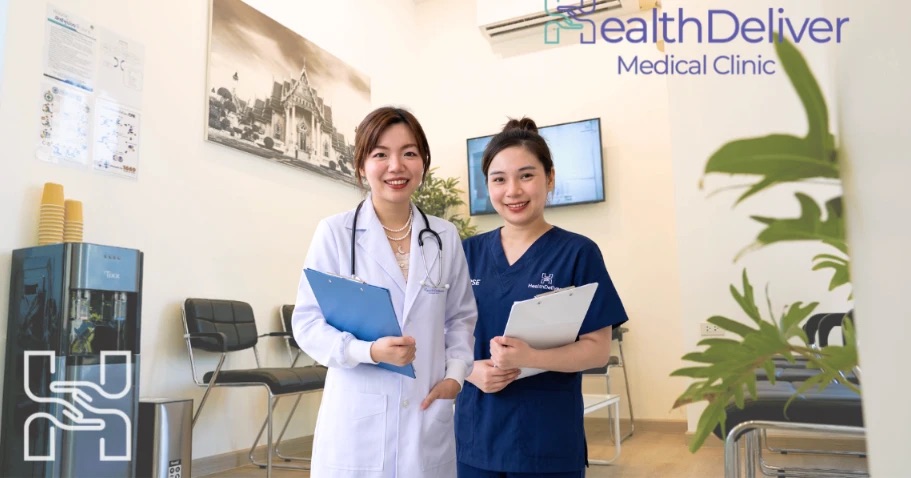 แพทย์และพยาบาล คลินิก HealthDeliver สาขาอโศก